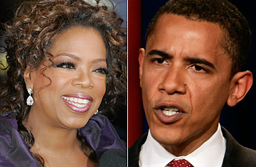 Oprah en Obama