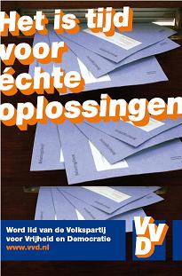 VVD campagneposter