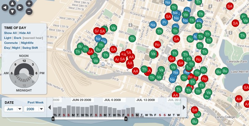 Oakland Crimespotting
